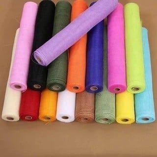 Giấy Gói Hoa - Lưới Gói Hoa - Lưới thô bó hoa kiểu Hàn Quốc , Trang trí giỏ quà ( cuộn 5met)