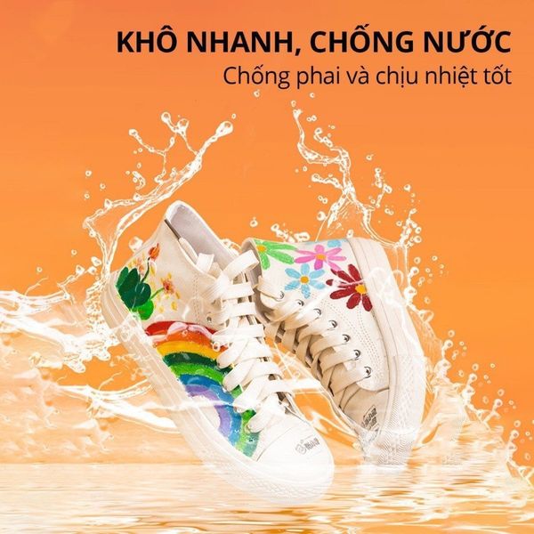 Bút màu Acrylic Marker - Màu Acrylic thế hệ mới chống thấm, vẽ trên mọi chất liệu, màu sắc tươi sáng