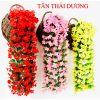 Hoa Giả - Chùm hoa đỗ quyên giả cao cấp dáng rủ treo tường - Decor Trang trí nhà cửa