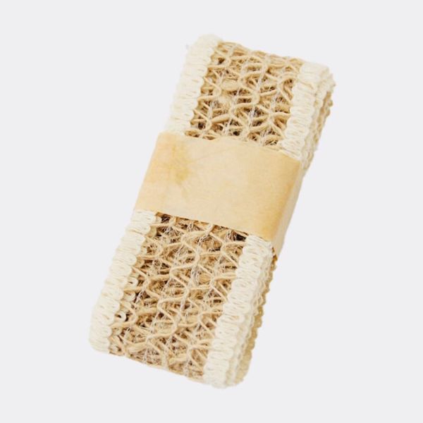 Cuộn dây ruy băng vải bao bố phối ren - Làm đồ handmade, thắt nơ trang trí hộp quà - Dài 2 Mét