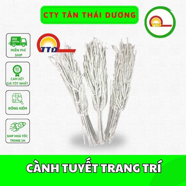 CÀNH TUYẾT TRANG TRÍ NOEL, LỄ TẾT, BÓ HOA, LẴNG HOA