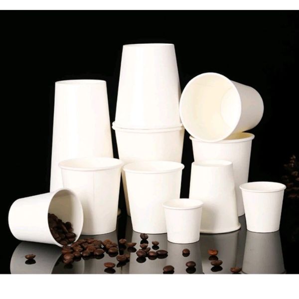 Cốc giấy - Set 50 cốc giấy dùng 1 lần chịu nhiệt, an toàn và tiện dụng - Loại tốt và dày dặn