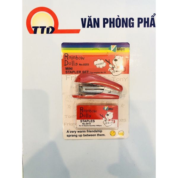 Máy Dập Ghim Mini Cute Kèm Hộp Ghim