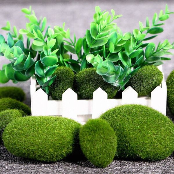 Set 6 viên rêu - Decor trang trí sân vườn, tiểu cảnh - Cực đẹp