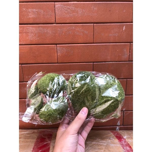 Set 6 viên rêu - Decor trang trí sân vườn, tiểu cảnh - Cực đẹp