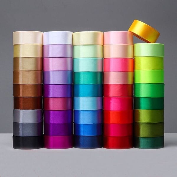 Ruy băng lụa 1cm, 2cm, 4cm nhiều màu - Cuộn 22m - Loại Đẹp