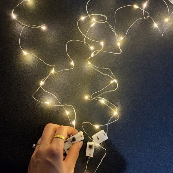 Đèn led đom đóm bằng pin dài 1m ,2m,3m