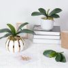 Cụm Lá Giả - Cụm lá LAN HỒ ĐIỆP giả - Trang trí, điểm bó hoa, chậu hoa giả