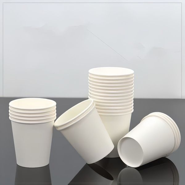 Cốc giấy - Set 50 cốc giấy dùng 1 lần chịu nhiệt, an toàn và tiện dụng - Loại tốt và dày dặn