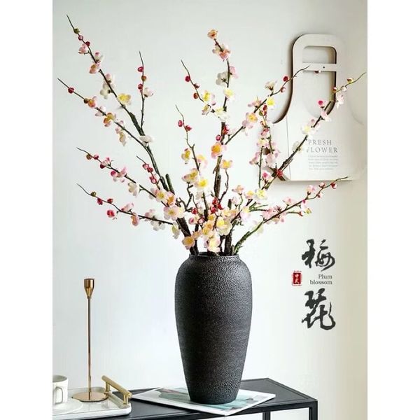 Cành đào giả - Cành đào cổ dài cắm bình hoa , Trang trí nhà cửa cực đẹp