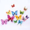 Set 12 con bươm bướm 3D dán tường, decor chụp ảnh, trang trí nhà cửa, trang trí bó hoa siêu đẹp