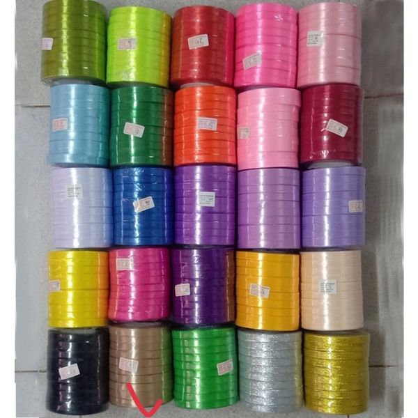 1cm x 22met  Ruy Băng Lụa Nhiều Màu
