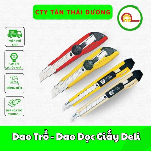 Dao Trổ Deli 2043 , Dao Dọc Giấy Deli 2031