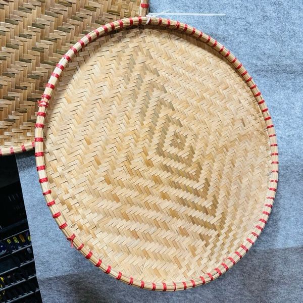 Mẹt tre thủ công cỡ lớn - Siêu cứng cáp - Decor Trang Trí cực đẹp