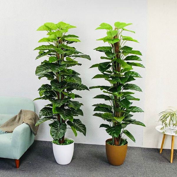 Cây Giả - Cây trầu bà giả cao cấp cao 1,6m - Cây trầu bà giả decor, Trang trí nhà cửa