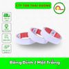 Băng Dính 2 Mặt Trắng Các Kich thước Dài 4 mét