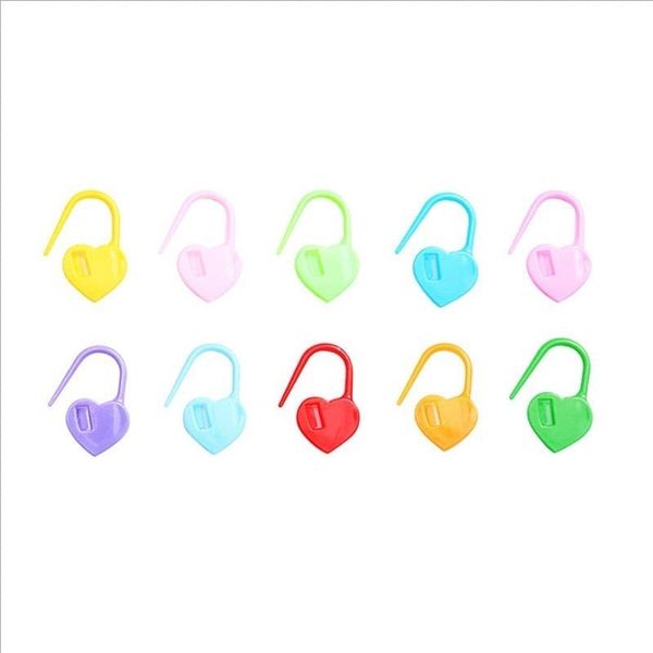 Set 10 chiếc ghim đánh dấu len băng nhựa nhiều màu sắc - chuyên dụng cho đan len