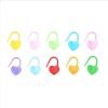 Set 10 chiếc ghim đánh dấu len băng nhựa nhiều màu sắc - chuyên dụng cho đan len
