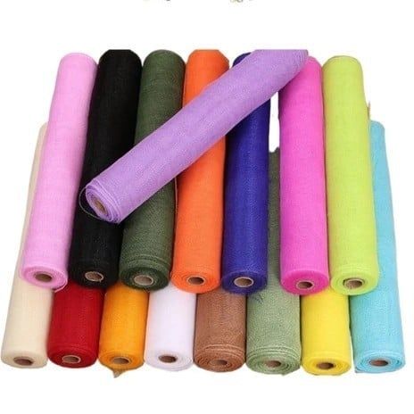 Giấy Gói Hoa - Lưới Gói Hoa - Lưới thô bó hoa kiểu Hàn Quốc , Trang trí giỏ quà ( cuộn 5met)