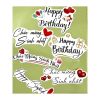 Banner Happy Birthday - Chúc mừng sinh nhật, tag cài thiệp, lãng hoa giỏ quà (Ngẫu Nhiên)