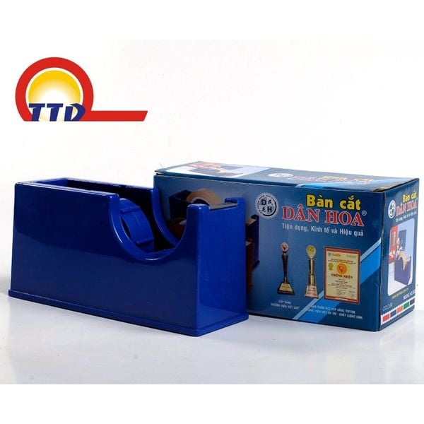 CẮT BĂNG DÍNH ĐỂ BÀN - DÂN HOA 500 - CẮT BĂNG KEO 2,5CM
