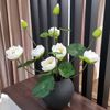 CÀNH SEN LỤA - HOA SEN THÁI . trang trí tháp oản tài lộc , cắm bình , decor cực đẹp.