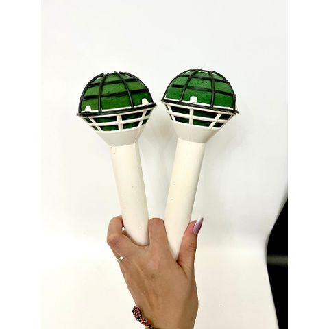 Tay cầm cắm bó hoa cô dâu , tay cầm kèm xốp cắm hoa dài 25cm