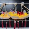 Đèn lồng Trung Thu - Đèn lồng giỏ tre - Đèn lồng gắn thú bông mini - Đèn lồng hình các con vật (Ngẫu Nhiên)