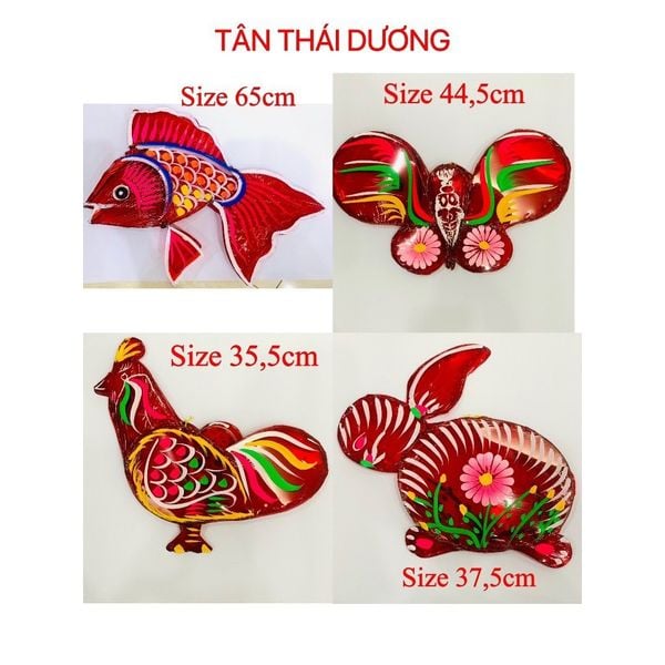 Đèn lồng Trung Thu - Đèn lồng giấy kính - Đèn lồng truyền thống - Đèn lồng hình các con vật