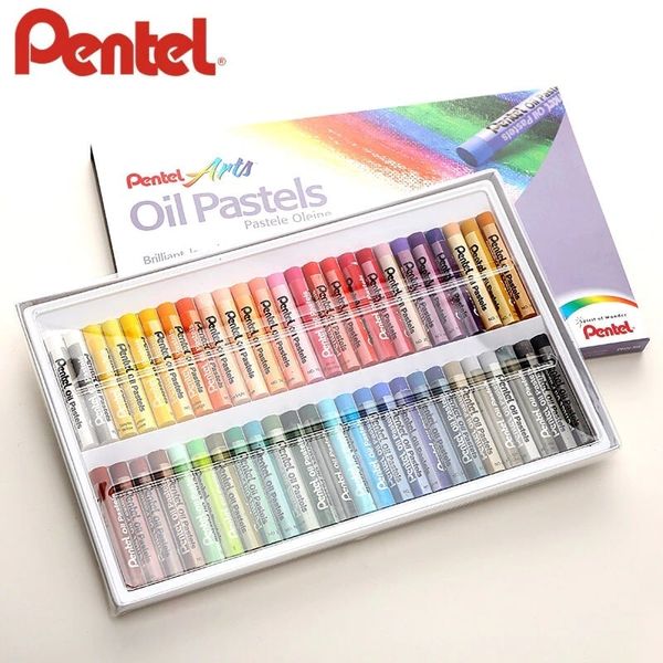 Sáp Dầu Pentel 50 Màu Chính Hãng - Hàng Cao Cấp - Loại Đẹp