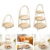 Mẹt tre tầng đan thủ công đựng đồ ăn, trang trí phụ kiện decor chụp ảnh