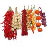 Dây hành tỏi ớt, hoa quả decor trang trí cực đẹp