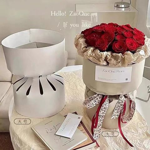 ( Lẻ 1 Chiếc )  Cốt giấy bìa gói hoa tươi, hoa sáp  - Định hình tạo mẫu bó hoa - Giấy gói hoa mẫu mới cực đẹp