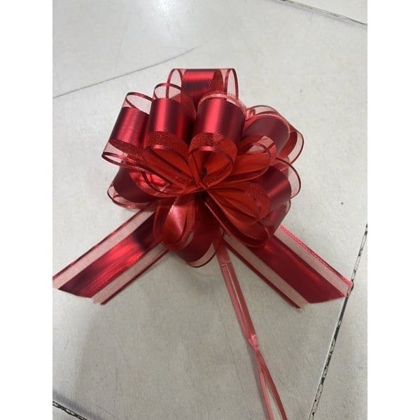 (SET 5C VÀ 10C) NƠ RÚT TÚ CẦU VIỀN VÀNG - TRANG TRÍ QUÀ TẶNG