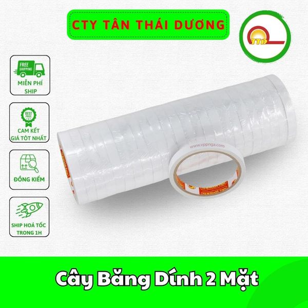 Sỉ 1 Cây Băng Dính 2 Mặt - Siêu Dính -Giá Rẻ