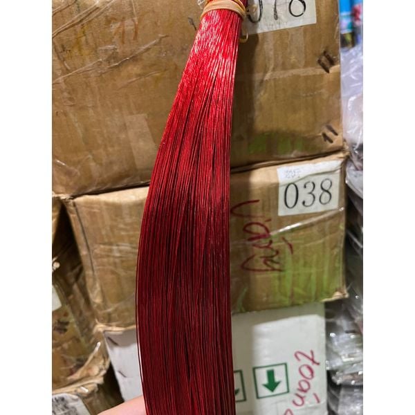 1kg = 370 SỢI Kẽm Xi Làm Hoa Kim Tiền -Cành Vàng Lá Ngọc- Cây Tiền - Hoa Len Sợi - Handmade