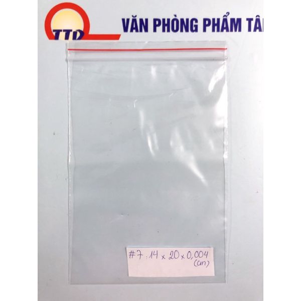 500G Túi Zipper, Túi Miết Trong Suốt Từ Số 00 - Số 12_Loại Dày Đẹp
