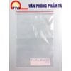 500G Túi Zipper, Túi Miết Trong Suốt Từ Số 00 - Số 12_Loại Dày Đẹp