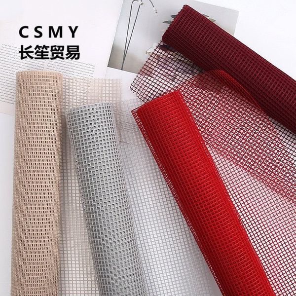 Cuộn lưới ô vuông - lưới gói hoa - giấy gói hoa lưới ô vuông 50Cm*4,5M