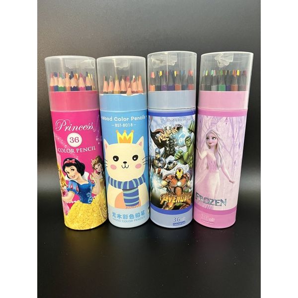 Hộp Bút Chì Màu - 12 , 18 , 24 , 36 màu ( Có Kèm Sẵn Gọt Chì )