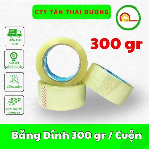 Băng Dính Dán Thùng, Đóng Hàng 300 gam/ cuộn