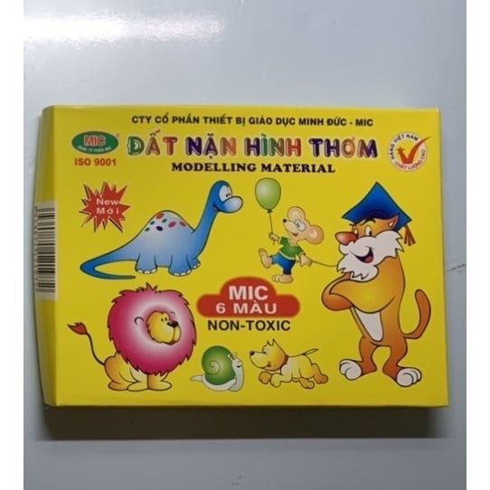 Đất Nặn Thủ Công Cho Bé Mic 6 Màu _10 Màu