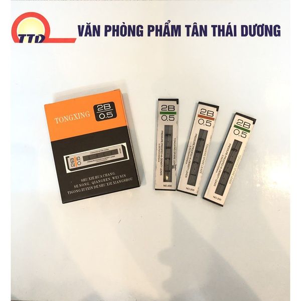 RUỘT BÚT CHÌ KIM, BÚT CHÌ BẤM 2B 0.5MM