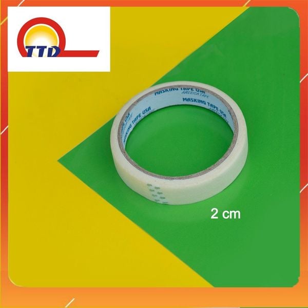 Băng dính giấy các cỡ dài 14 met_siêu dính