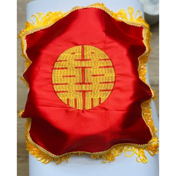 Tráp xin dâu - Tráp dạm ngõ - Tráp cưới hỏi - Kèm khăn nhung chữ Hỷ phủ tráp
