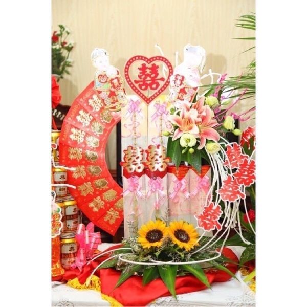 Set 10 Chữ Hỷ Dán Xe Đám Cưới, Dán Tường, Trang Trí Phòng Cưới