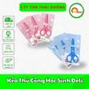 Kéo Thủ Công Học Sinh Deli, Xanh dương/ Hồng