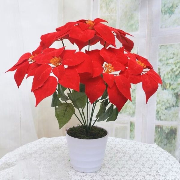 Cây Giả - Cây hoa Trạng Nguyên giả cao cấp giống thật 99% - Decor Trang trí nhà cửa cực đẹp
