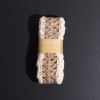 Cuộn dây ruy băng vải bao bố phối ren - Làm đồ handmade, thắt nơ trang trí hộp quà - Dài 2 Mét