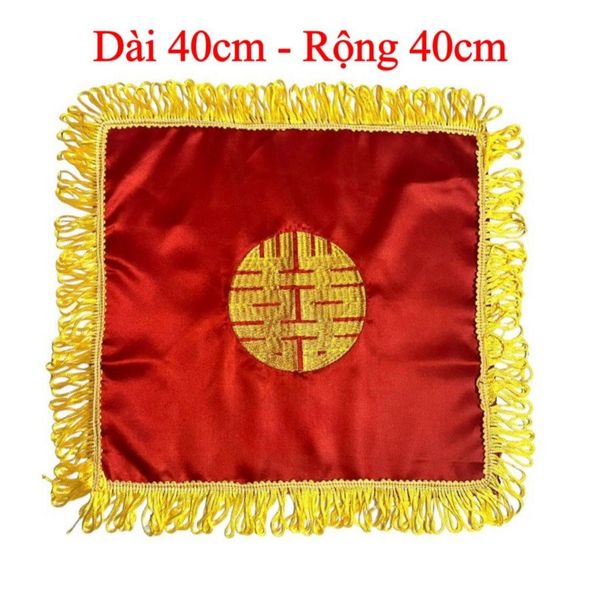 Tráp xin dâu - Tráp dạm ngõ - Tráp cưới hỏi - Kèm khăn nhung chữ Hỷ phủ tráp